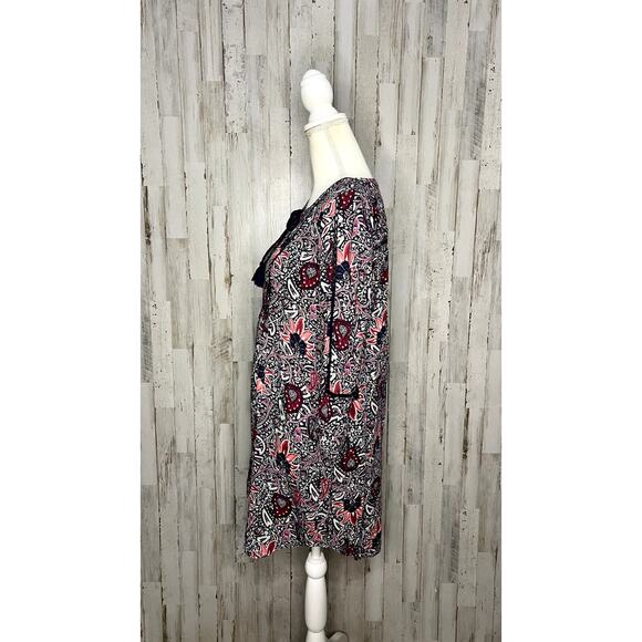 Lucky Brand Paisley Bell Sleeve Mini Dress Women's Small Multicolor Boho Chic - Picture 6 of 7